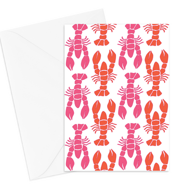 Pink Lobster Card