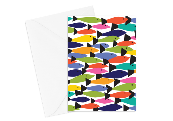 Rainbow Fish A Card