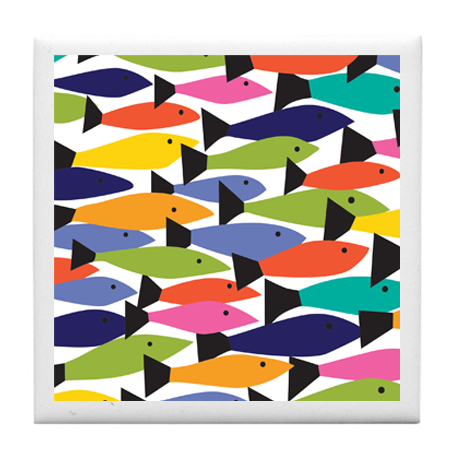 Rainbow Fish Coaster