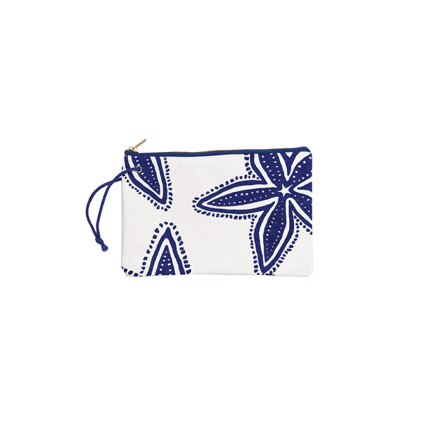 Starfish Canvas Wristlet/Clutch