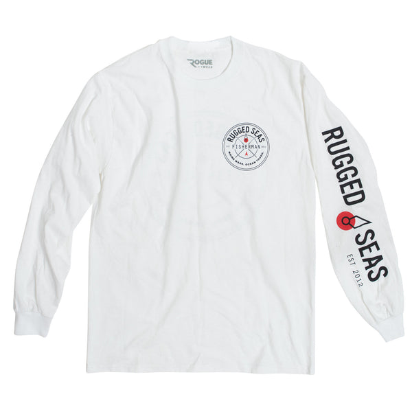 Rugged Seas Long Sleeve White