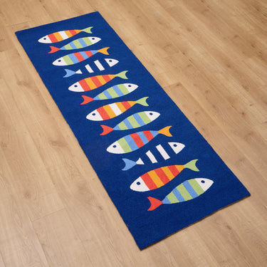 Fish Friends Hook Runner Rug