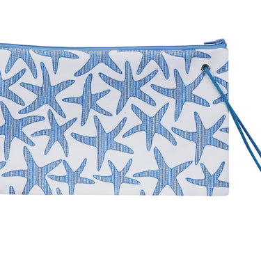 Seersucker Starfish Wristlet