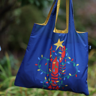 Lobster Lights Reusable Shopping Tote
