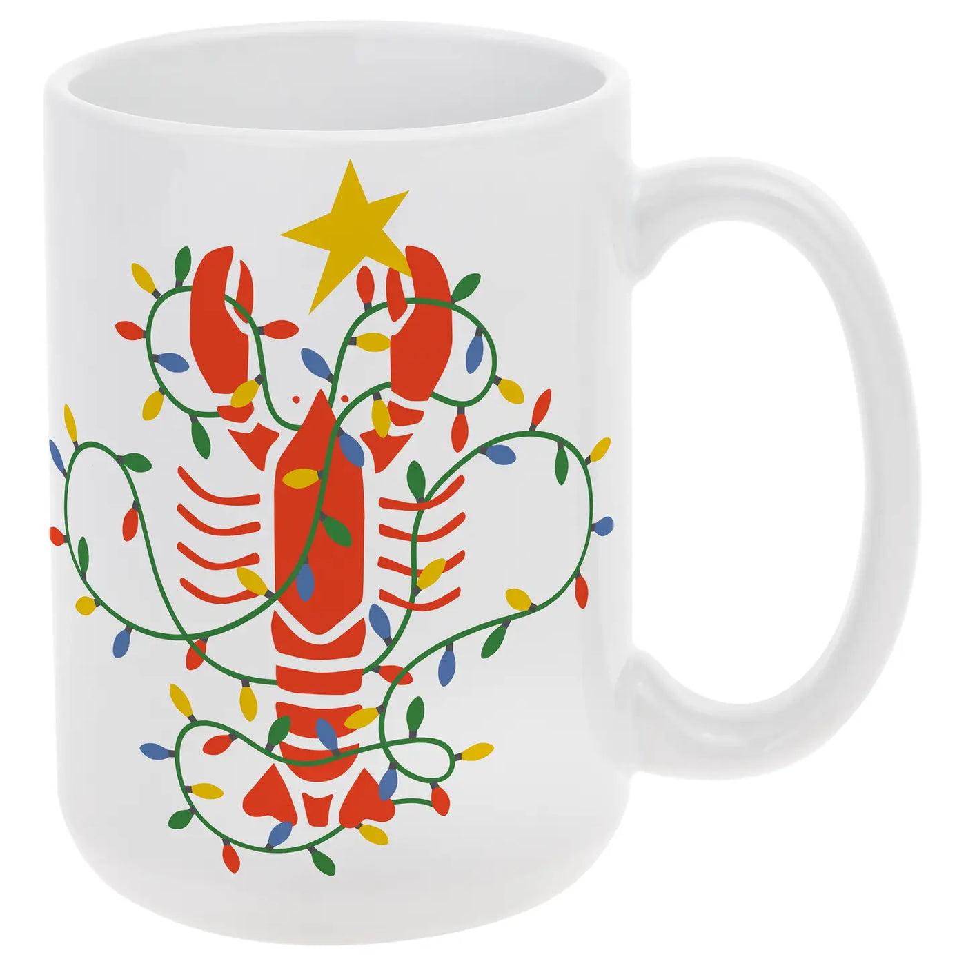 Lobster Lights Ceramic Mug