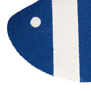 Picket Fish Shaped Hook Rug