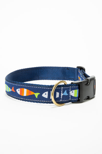Fish Friends Ribbon Dog Collar