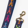 Rainbow Lobster Ribbon Dog Leash