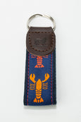Rainbow Lobster Key Fob