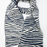 Waves Reversible Knit Scarf