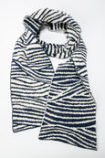 Waves Reversible Knit Scarf
