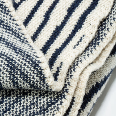 Waves Reversible Knit Scarf