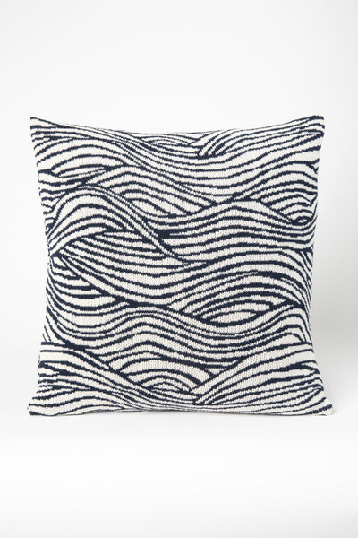 Waves Square Knit Pillow