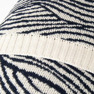 Waves Square Knit Pillow
