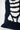 Lobster Square Knit Pillow Natural & Navy