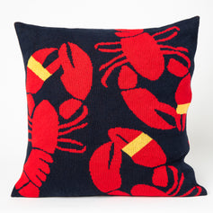 Lobster Bake Square Knit Pillow