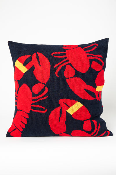 Lobster Bake Square Knit Pillow