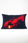 Lobster Bake Knit Lumbar Pillow