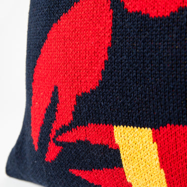 Lobster Bake Knit Lumbar Pillow