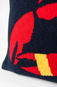 Lobster Bake Knit Lumbar Pillow