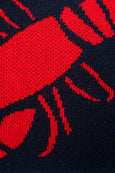 Lobster Bake Knit Lumbar Pillow
