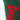 Lobster Knit Lumbar Pillow Hunter Green & Red