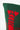Lobster Knit Lumbar Pillow Hunter Green & Red
