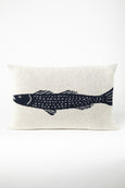 Striper Knit Lumbar Pillow
