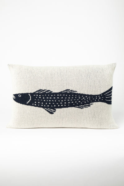 Striper Knit Lumbar Pillow