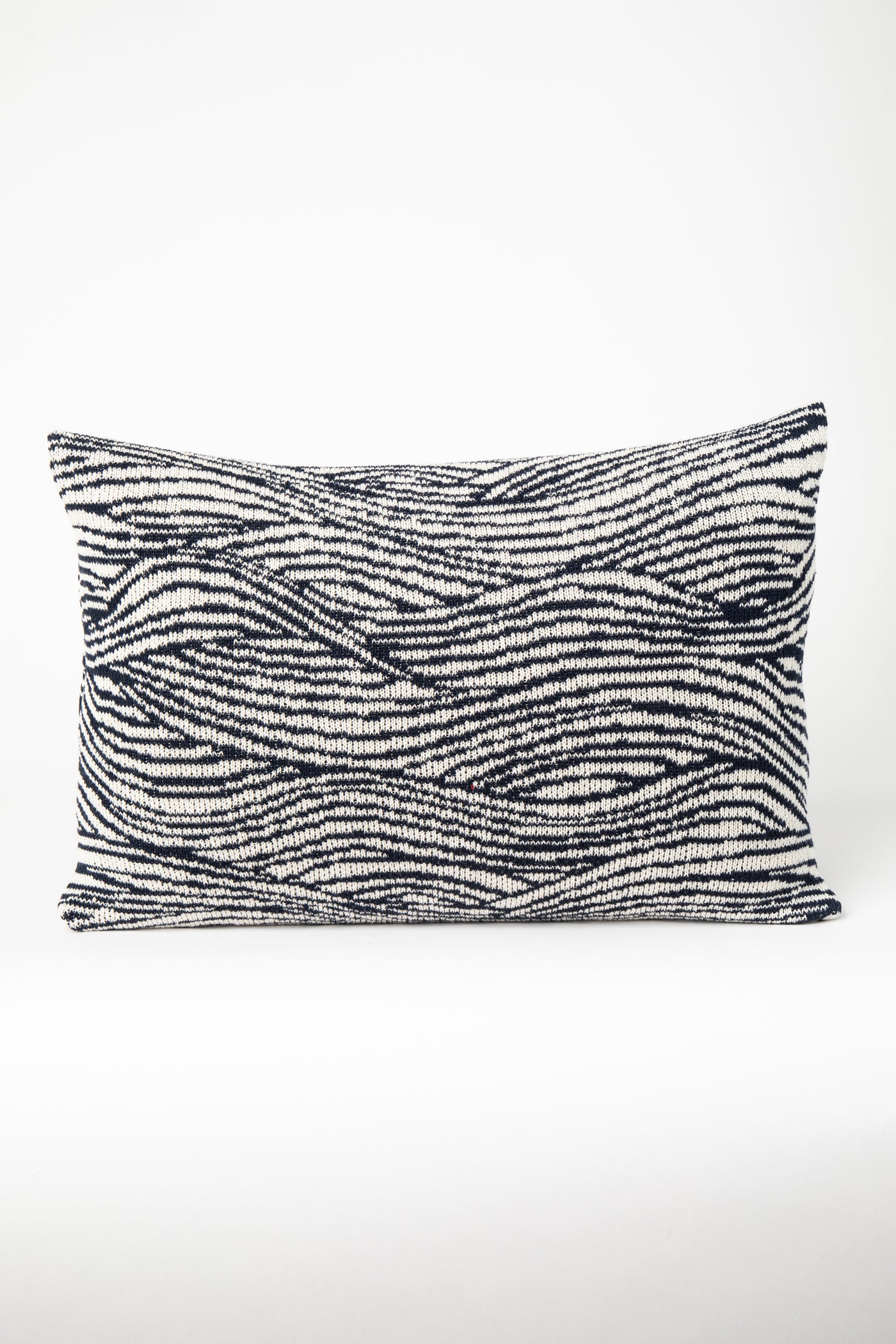 Waves Knit Lumbar Pillow