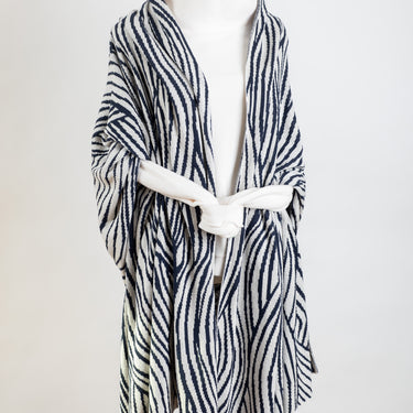 Waves Knit Wide Wrap