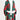 Lobster Knit Wide Wrap in Green & Red