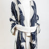 Striper Knit Wide Wrap