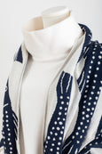 Striper Knit Wide Wrap