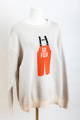 Go Fish Oversized Crewneck Sweater