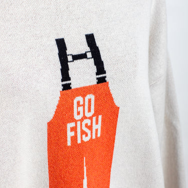 Go Fish Oversized Crewneck Sweater