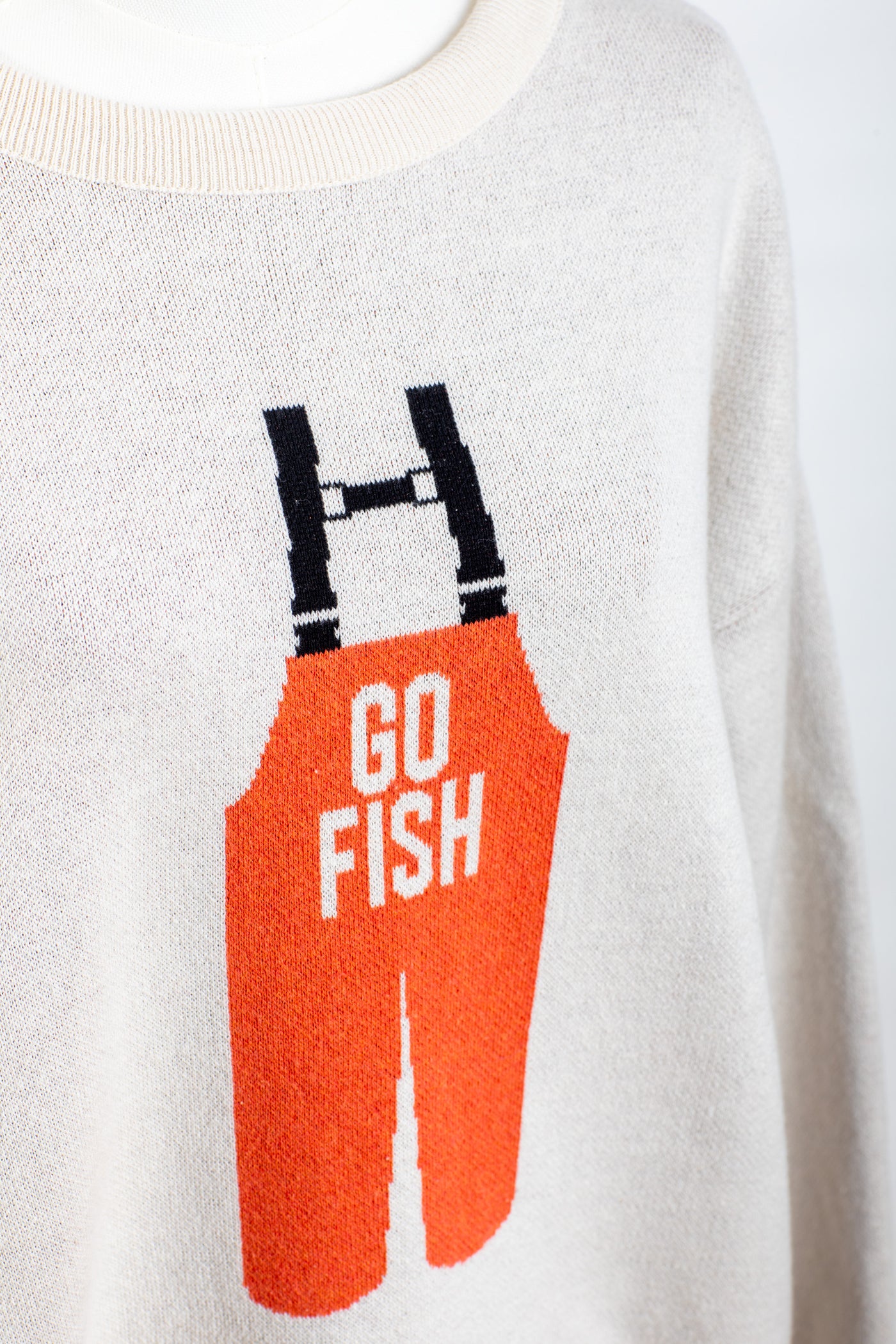 Go Fish Oversized Crewneck Sweater