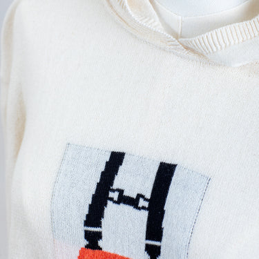 Go Fish Adult Knit Hooded Sweater