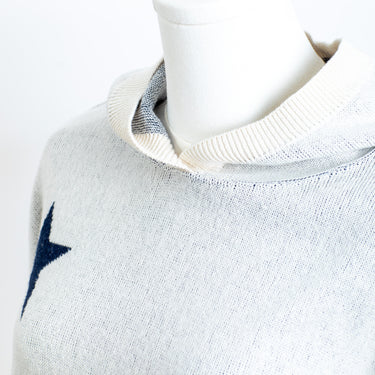 Maine Flag Hooded Knit Sweater