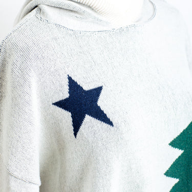 Maine Flag Hooded Knit Sweater