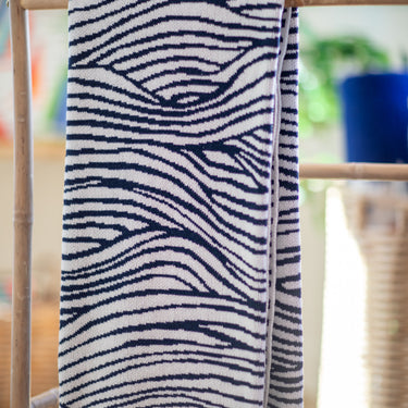 Waves Knit Throw Blanket