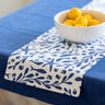 Tidepool White Cotton Table Runner