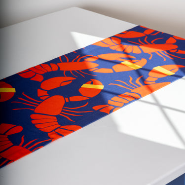 Lobster Bake Cotton Table Runner