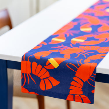 Lobster Bake Cotton Table Runner