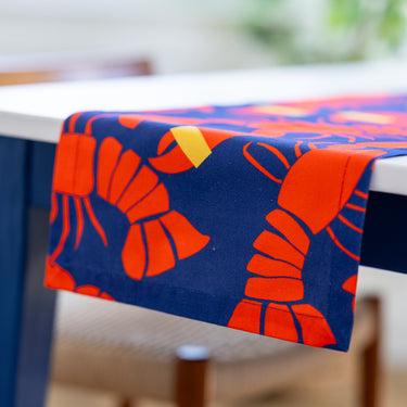 Lobster Bake Cotton Table Runner