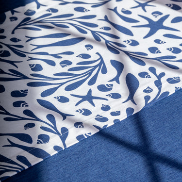 Tidepool White Cotton Table Runner