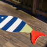 Picket Fish Shaped Hook Rug
