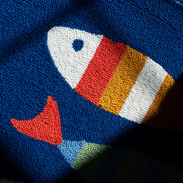 Fish Friends Hook Runner Rug
