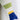 Blue Striped Picket Fish Hook Pillow
