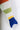 Blue Striped Picket Fish Hook Pillow